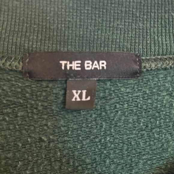 The Bar Varsity Sweatshirt in Hunter Green, XL - Picture 7 of 9